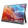 Arzopa A1 15.6” Portable Travel Monitor, Full HD 1080P, IPS Display, USB-C & HDMI