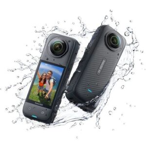 Insta360 X4 8k Action Camera, 33′ Waterproof 72MP Photos, 2290mAh