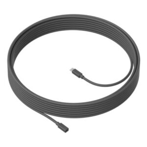 Logitech 10M Mic Extension Cable, For Meetup Graphite