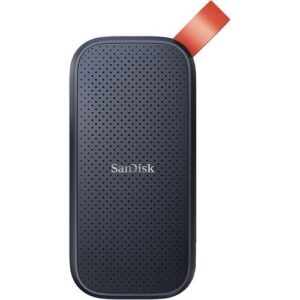 SanDisk E30 Portable External SSD 2TB, SDSSDE30-2T00-G26, Black
