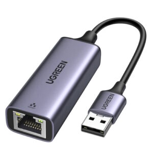 UG-50922, UGREEN USB-A 3.0 to RJ45, Gigabit Ethernet Adapter, (Space Gray), CM209