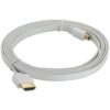 HCB-4ADWHIF-1-8, D-LINK HDMI TO MICRO HDMI, 1.8 METER FLAT CABLE, WHITE