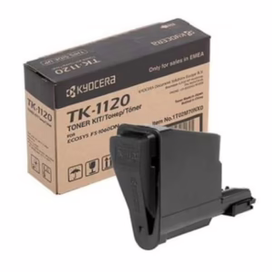 Kyocera TK-1120 Black Original, High-Yield Toner Cartridge, For Laser Printers
