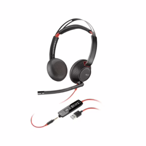 Plantronics Blackwire C5220 Wired, Dual-Ear Headset, 80R97A6