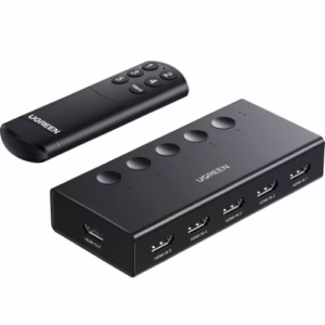 UGN-90512, UGREEN 5-In 1-Out HDMI Switch, With Remote, CM568