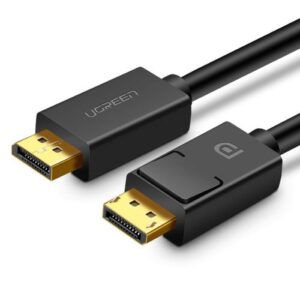 UG-10245, UGREEN DisplayPort Male to Male, Cable 1.5m, (Black), DP102