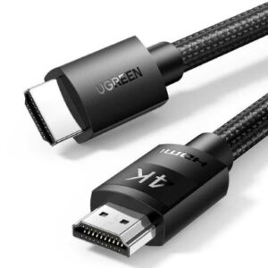UGN-40103, UGREEN HDMI 2.0 4K Male to Male, Braided Cable Black 5m, HD119