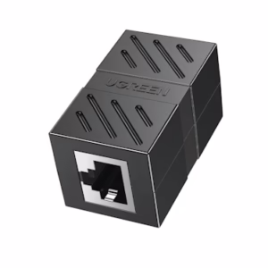 UG-20390, UGREEN RJ45 Network Keystone Jack Inline Coupler Female to Female, Black, NW114