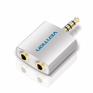 VEN-BDAW0, VENTION 4 POLE 3.5MM MALE TO 2*3.5MM FEMALE CONVERTER