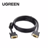 VEN-DAEBK, VENTION VGA(3+6) MALE TO MALE CABLE, WITH FERRITE CORES 8M, BLACK