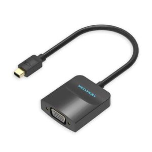 VEN-HBDBB, Vention HBDBB Mini (DP) To VGA Converter 0.15M, Black
