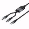 HAVIT CB6325 2-in-1 PD100W, Super Fast Charging C-C Type C Cable