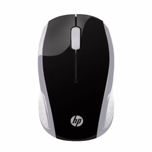 HP Wireless Mouse 200, 2.4 GHz wireless via USB Type-A receiver, Pike Silver (2HU84AA)