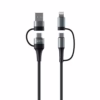 Havit CB6244 4-in-1 USB Cable, USB-A/C to USB-C/Lightning 1M, PD60W / PD30W