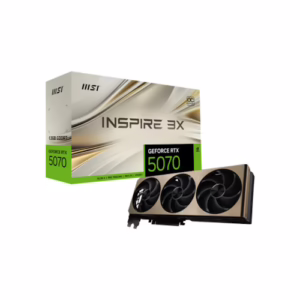 MSI GEFORCE RTX 5070 INSPIRE 3X, 12GB GDDR7 OC, Graphics Card